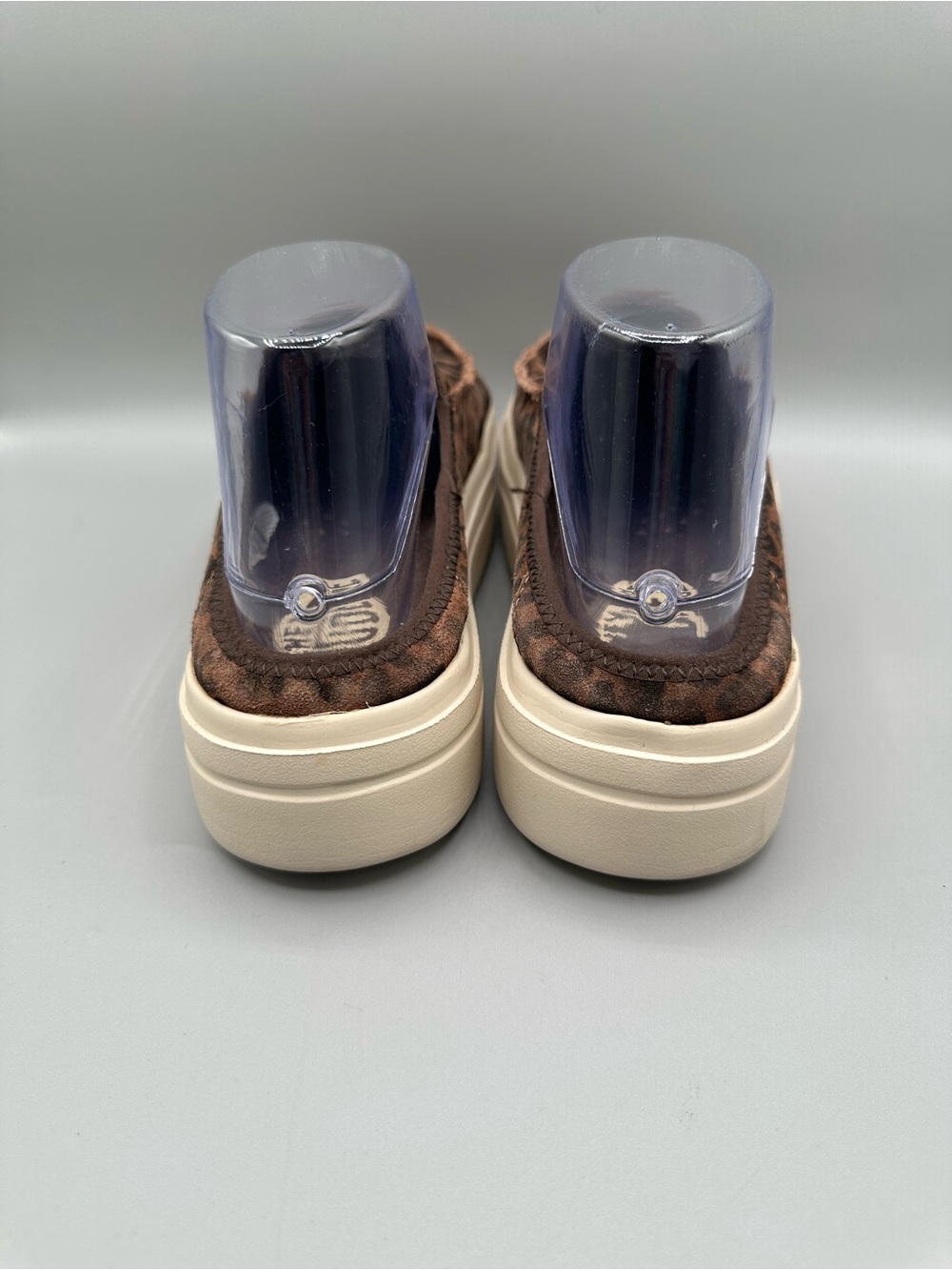 Hey Dude Austin Lift Classic Platform Leopard Slip On Women 8 Brown - Picture 7 of 11